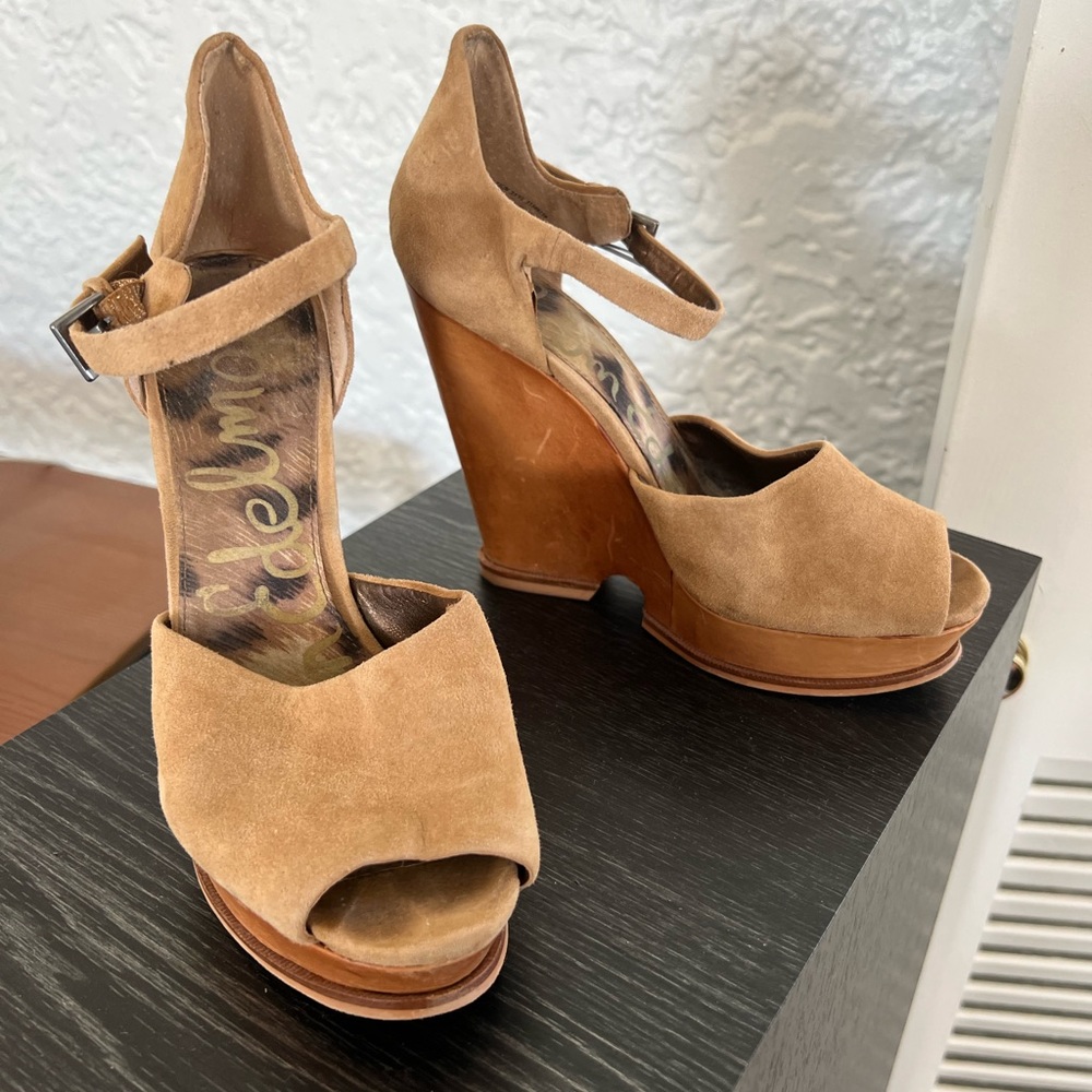 Sam Edelman Javi suede wedges